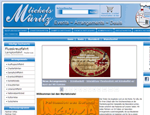 Tablet Screenshot of mueritztickets.de